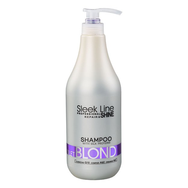 Stapiz Sleek Line Violet Blond šampoon heledatele juustele, 1000 ml