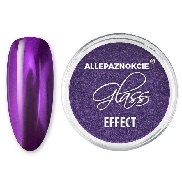 Glass Effect Nr. 7 klaasiefektiga küünepuuder küünte kaunistamiseks