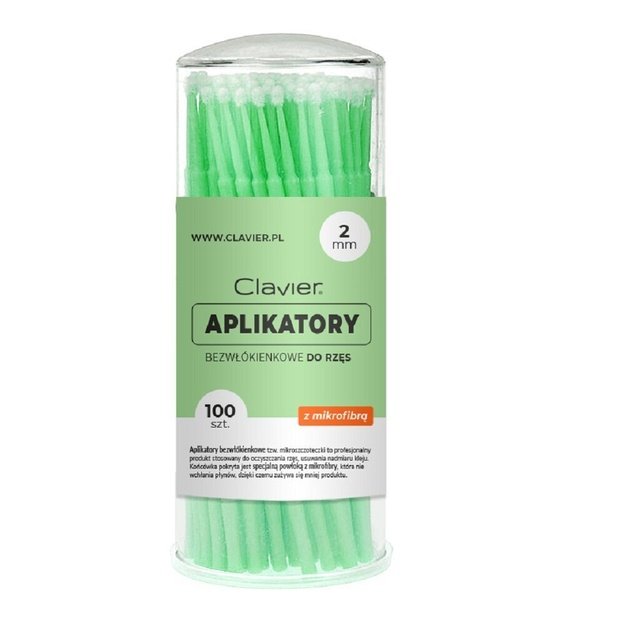 Clavier kiuvabad aplikaatorid ripsmetele, 2 mm, 100 tk