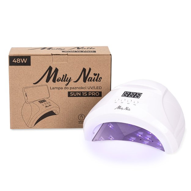 Molly Nails SUN 1S PRO UV/LED küünelamp 48W, valge