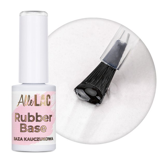 AlleLac Rubber Base Clear – elastne alusgeel küüntele, HEMA/Di-HEMA Free, 7 g