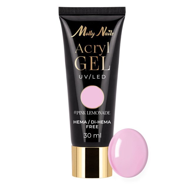 Molly Nails Polygel akrüülgeel Pink Lemonade, 30 ml