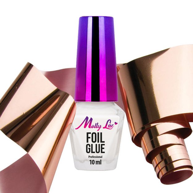 MollyLac küünekujunduse fooliumiliim, 10 ml