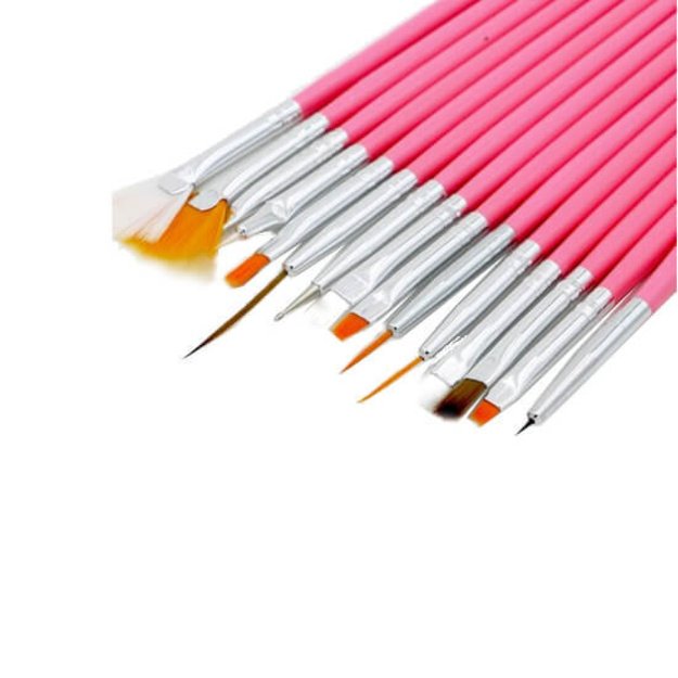 Maniküüripintslite komplekt Eko, 15 tk