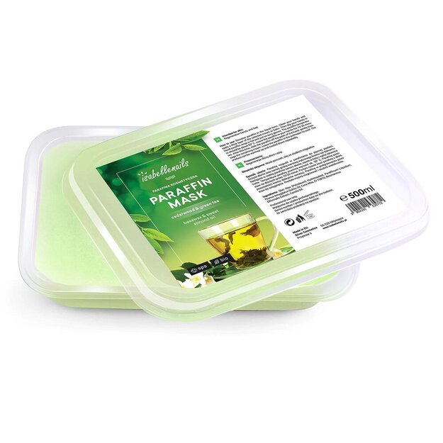 Kosmeetiline parafiin käte ja jalgade hoolduseks, rohelise tee aroomiga, 500 ml