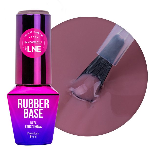 MollyLac Boom Blush Rubber Base 2in1 kummibaas maniküüriks, 10 g