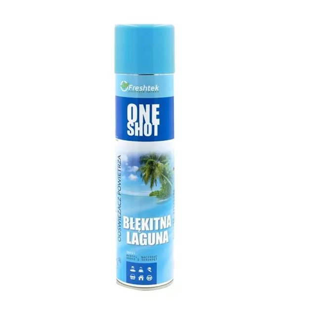 Freshtek ONE SHOT Blue Lagoon õhuvärskendaja, 600 ml